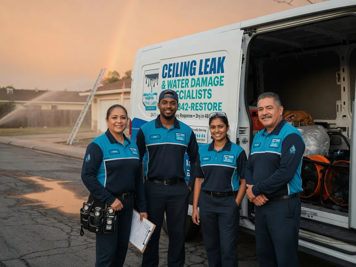 Ceiling Leak Cleanup company in Tokio, TX