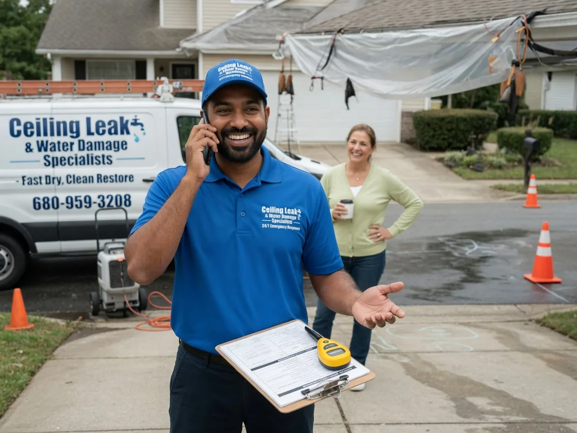 Ceiling Leak Cleanup Tokio, TX FAQs